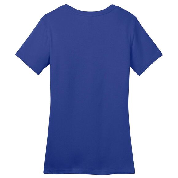 32 Degrees Ladies' Short Sleeve Ribbed Top, Royal Blue, S - Picture 6 of 6